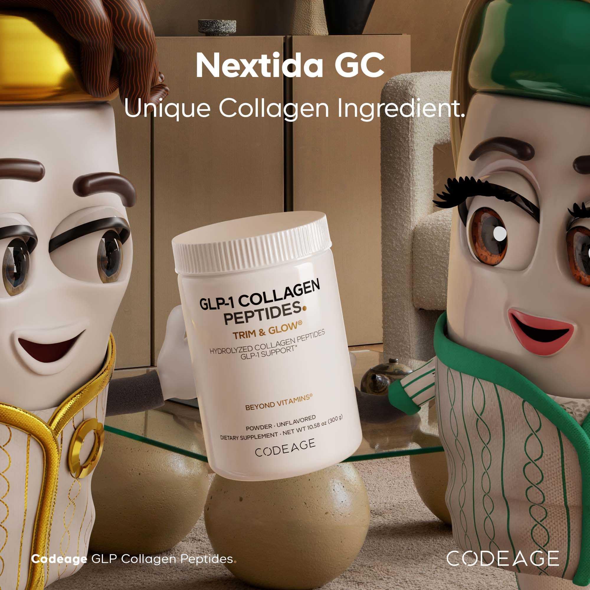 Nextida Gc Codeage GLP-1 Collagène en Poudre – Peptides hydrolysés Nextida GC, Sa ...