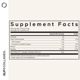 Codeage GLP-1 Collagène dans un verre d'eau, dissolution rapide.