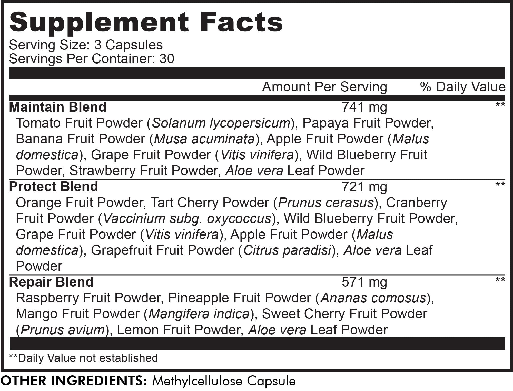 Codeage Instantfood étiquette produit – informations lisibles et utiles.
