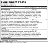 Codeage Instantfood – pilules verts, mélange végétal riche en nutriments pour véganes.