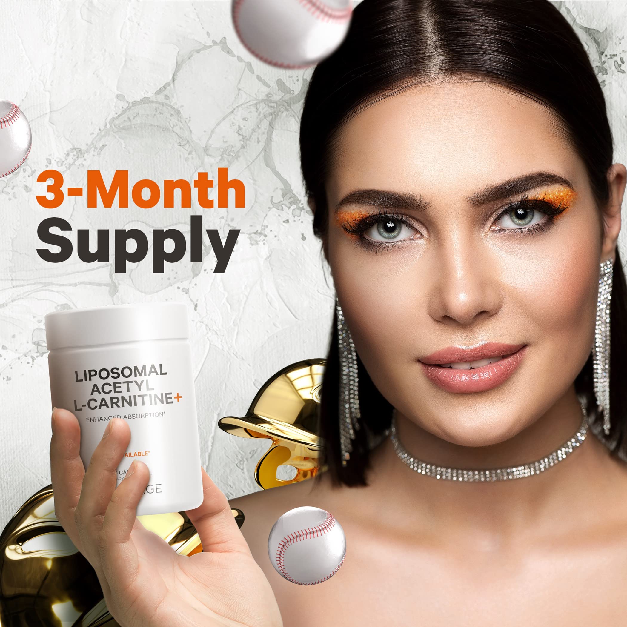 Codeage Liposomal Acetyl-L-Carnitine, formule liposomale visant une meilleure biodisponibilité.