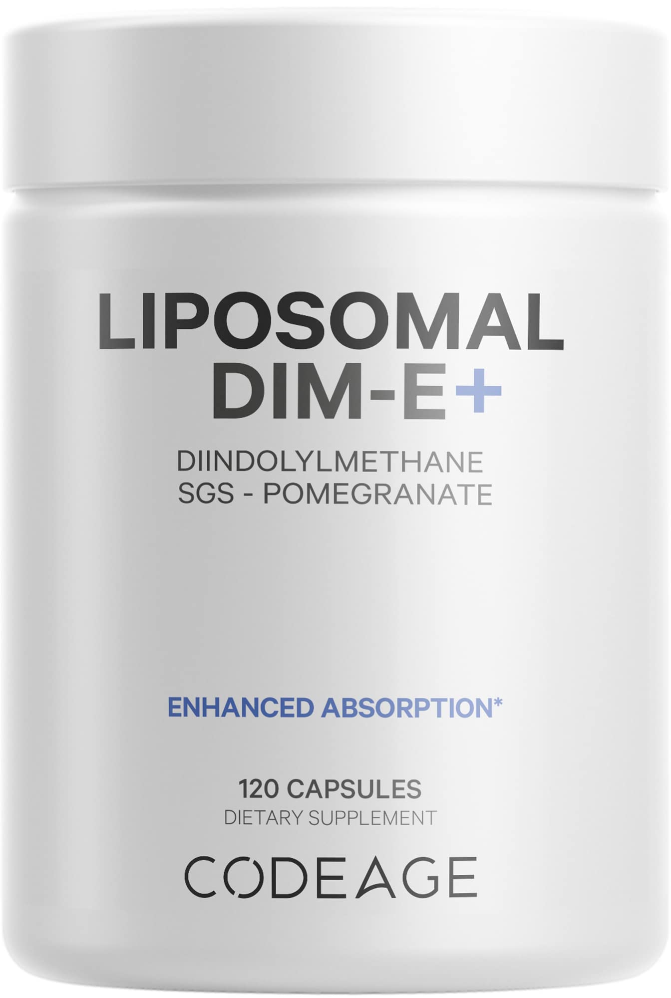 Codeage Liposomal DIM : bouteille pratique pour une prise quotidienne