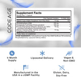 Capsules Codeage Liposomal DIM faciles à avaler et discrètes