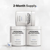 Codeage Glutathion Liposomale Poudre, sans OGM et sans gluten.