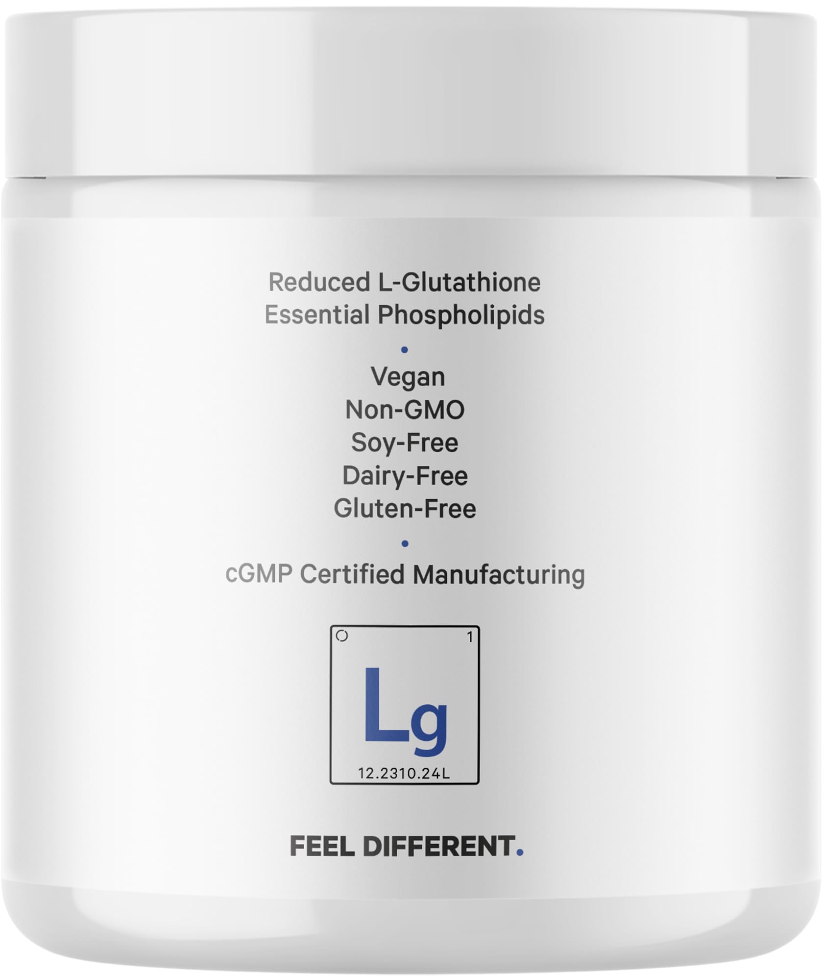 Codeage Glutathion Liposomale Poudre, fabriqué aux États-Unis dans une installation certifiée.