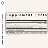 Codeage Liposomal Magnesium Glycinate, capsules faciles à prendre à tout moment.