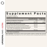 Codeage Liposomal NAD+ Ultra – capsules faciles à avaler, énergie potentielle au quotidien.