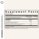 Codeage Liposomal Ovarian Inositol+ capsules Myo et D-Chiro 40:1 pour routine quotidienne.