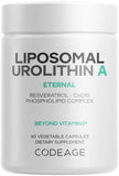 Codeage Liposomal Urolithin A – bouteille pratique pour une utilisation quotidienne.