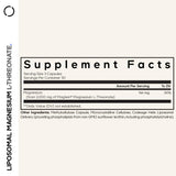Capsules Codeage magnésium L-thréonate liposomique, format pratique pour usage quotidien.