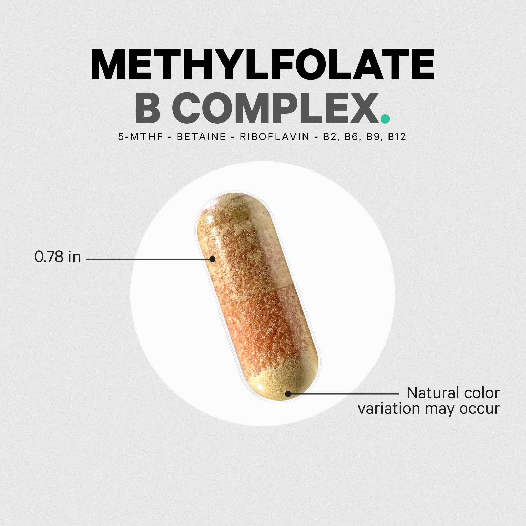 Codeage Methylfolate B Complex, pack 2 mois, réapprovisionnement pratique