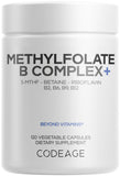 Codeage Methylfolate B Complex, boîte, format capsule facile à prendre pour le quotidien