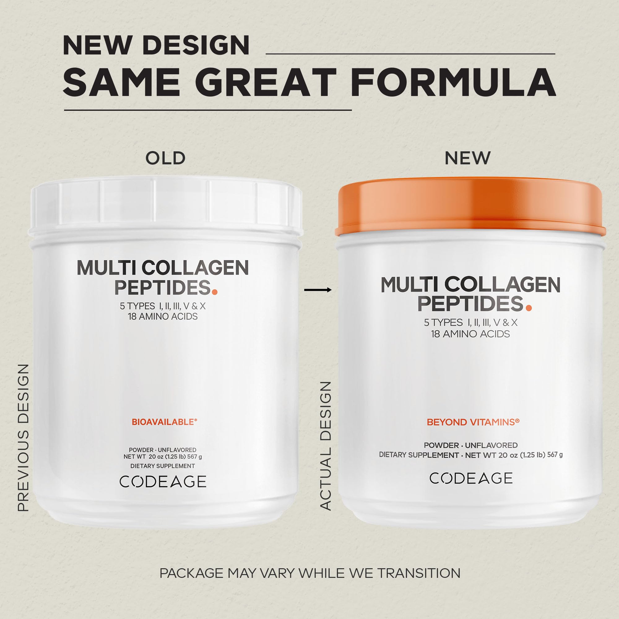 Codeage Multi Collagen mélange boisson café, goût neutre sans altérer vos préparations.