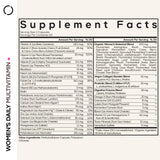 Codeage Multivitamine Quotidienne pour Femmes — Capsules vues en gros, facilité d’ingestion et apport quotidien.