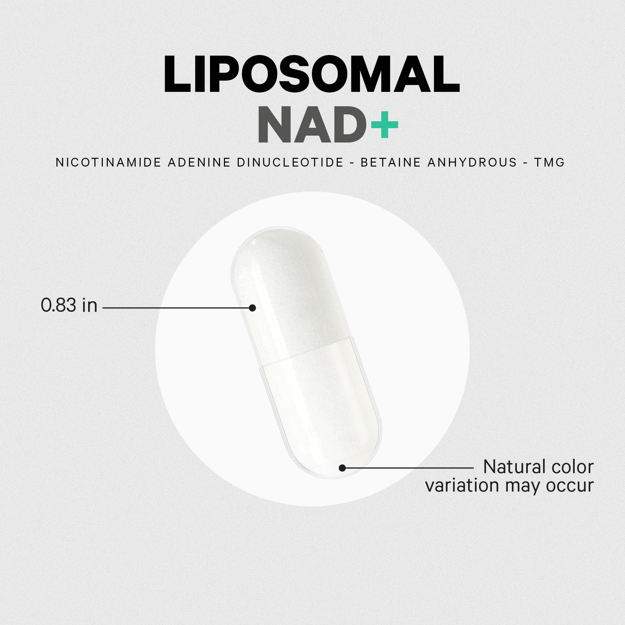 Codeage NAD sans lait, produit sans produits laitiers visibles sur l étiquette.
