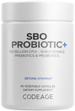 Codeage SBO Probiotics – capsules riches en 100 milliards CFU pour le soutien intestinal.