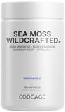 Codeage Sea Moss – bouteille de capsules pratique pour une routine quotidienne