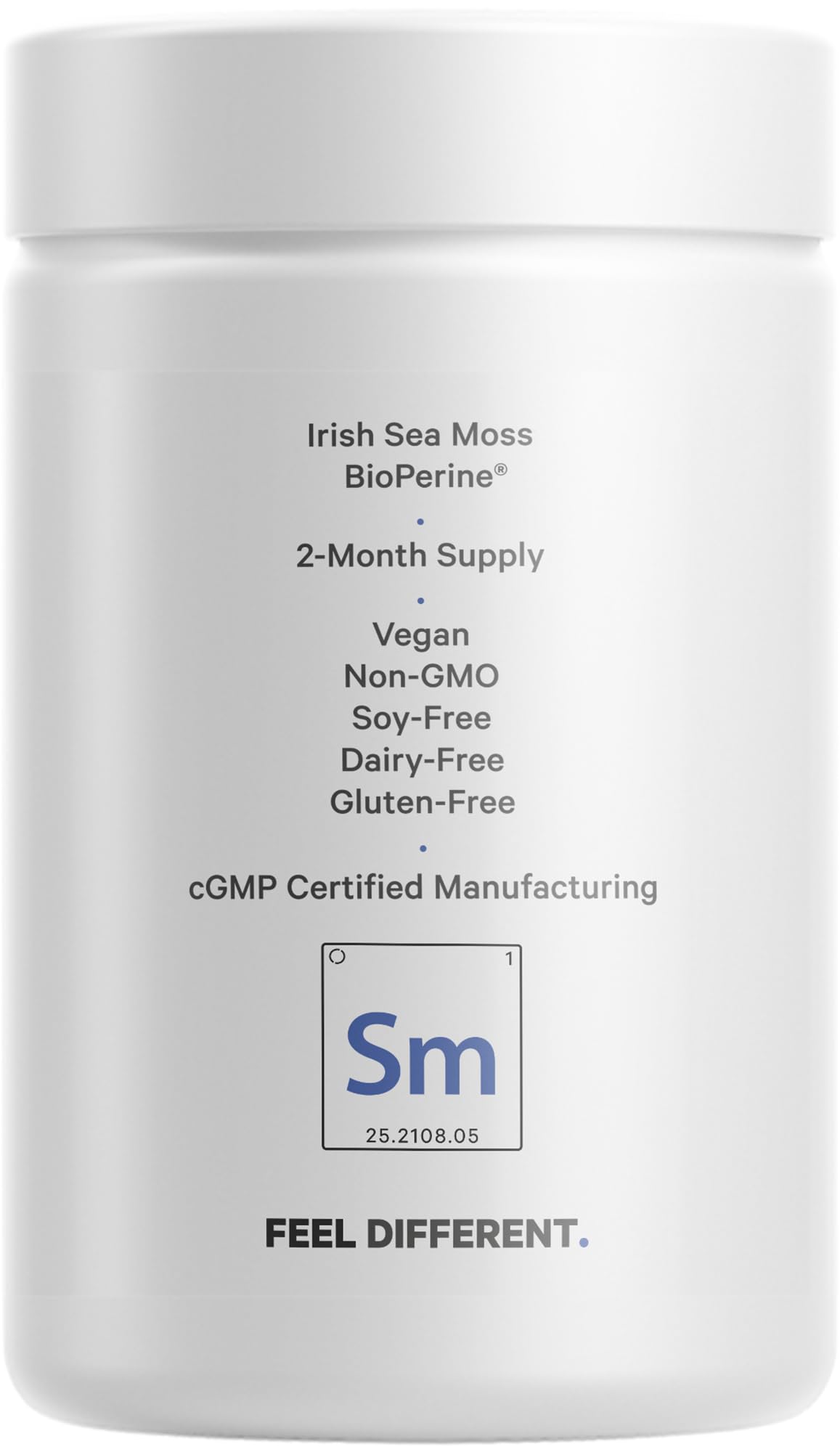 Codeage Sea Moss – ingrédients vegan et non‑GMO, choix éthique