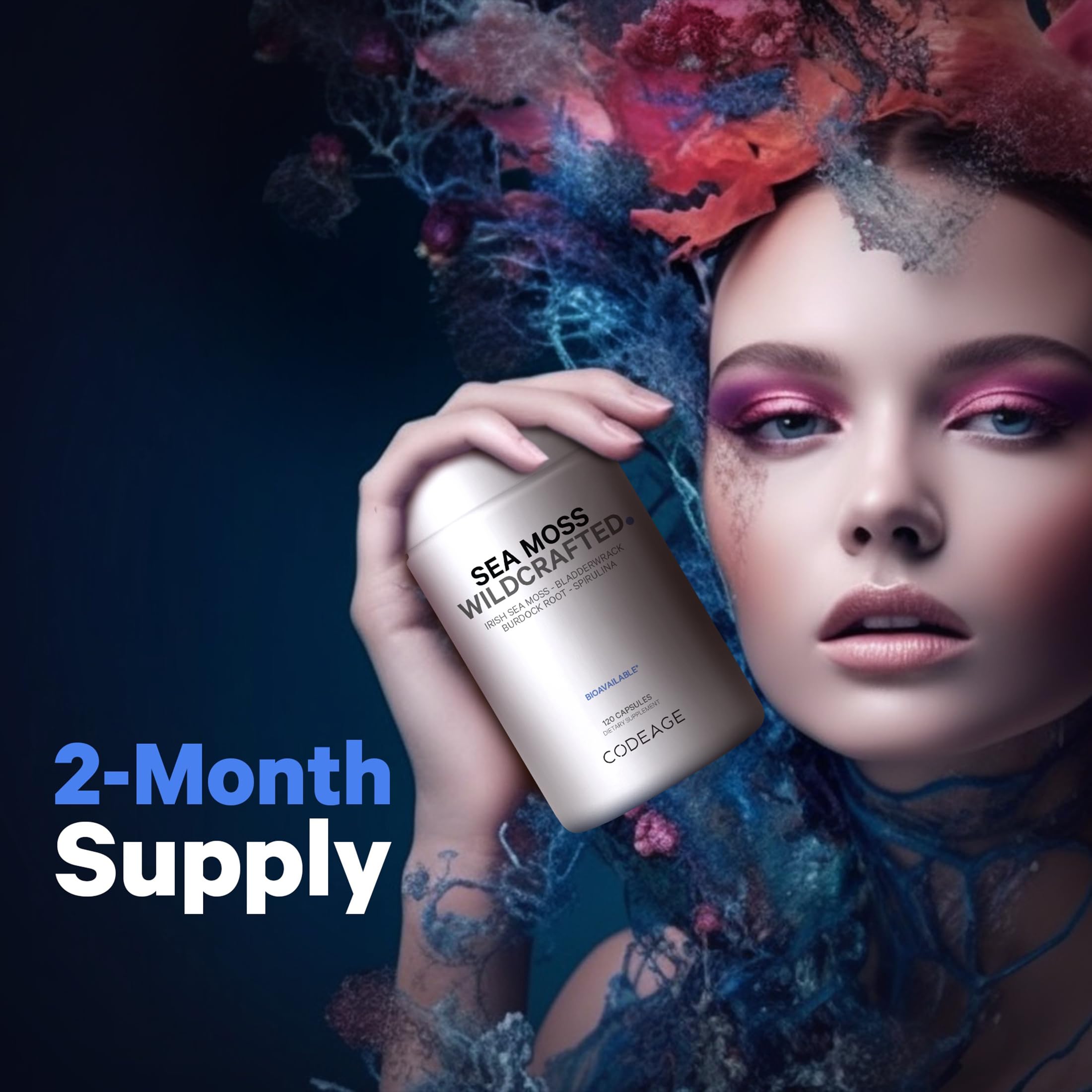 Codeage Sea Moss – poivre noir BioPerine pour une meilleure absorption