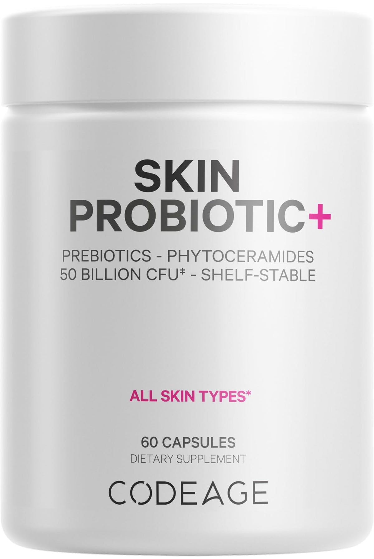 Codeage Skin Probiotics: capsules offrant 50 milliards CFU pour soutien digestif et peau éclatante