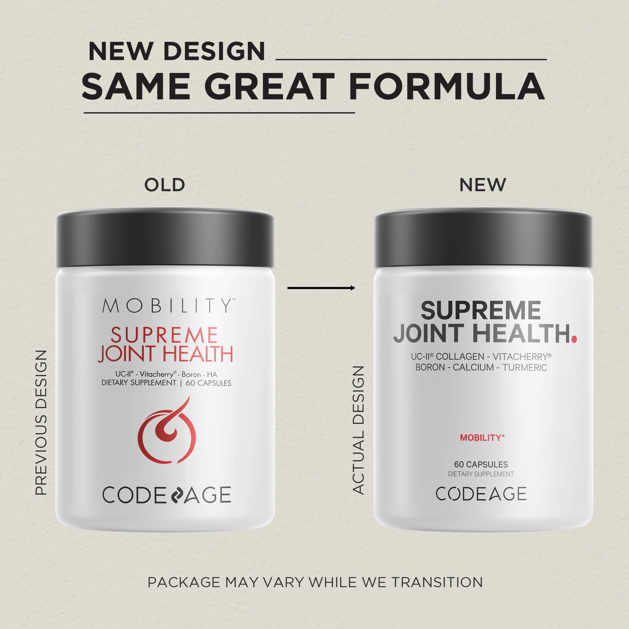 Codeage Supreme Joint Health – cartilages UC-II pour une mobilité potentielle.