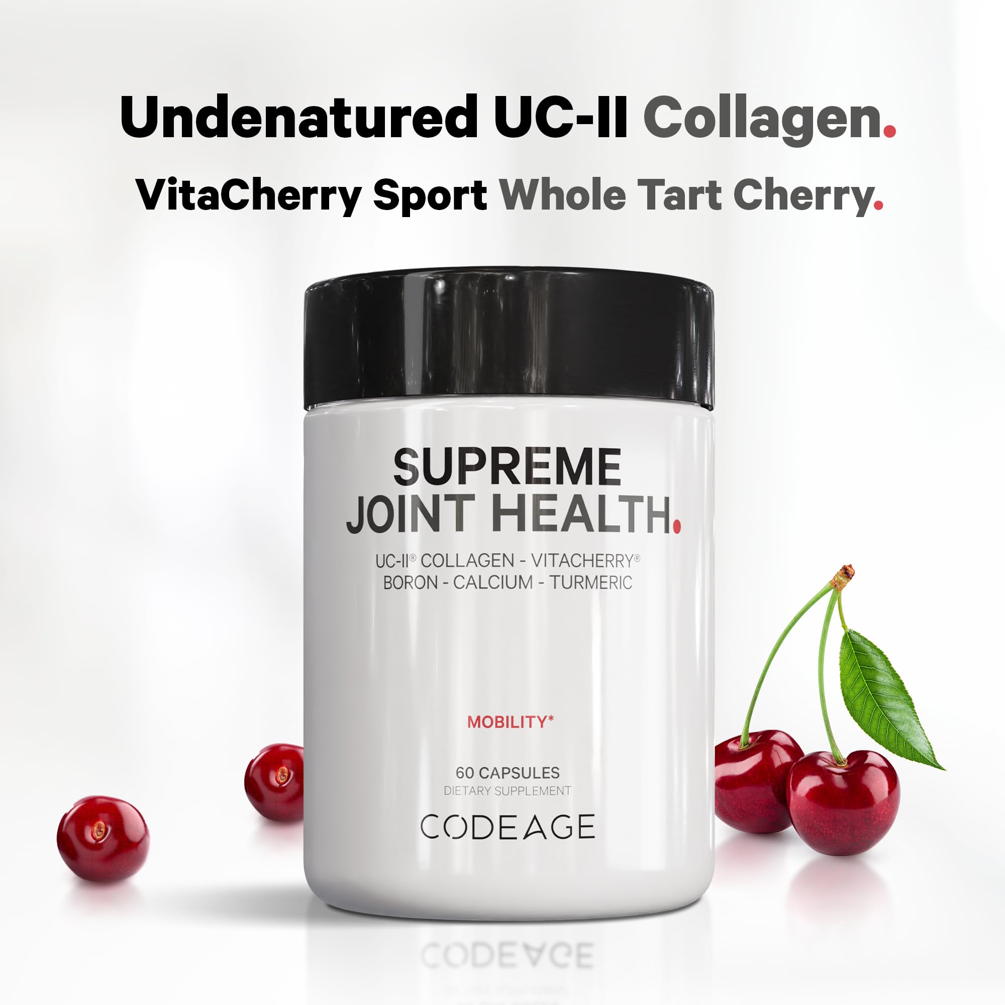 Codeage Supreme Joint Health – extrait cerise Montmorency pour la vitalité sportive.