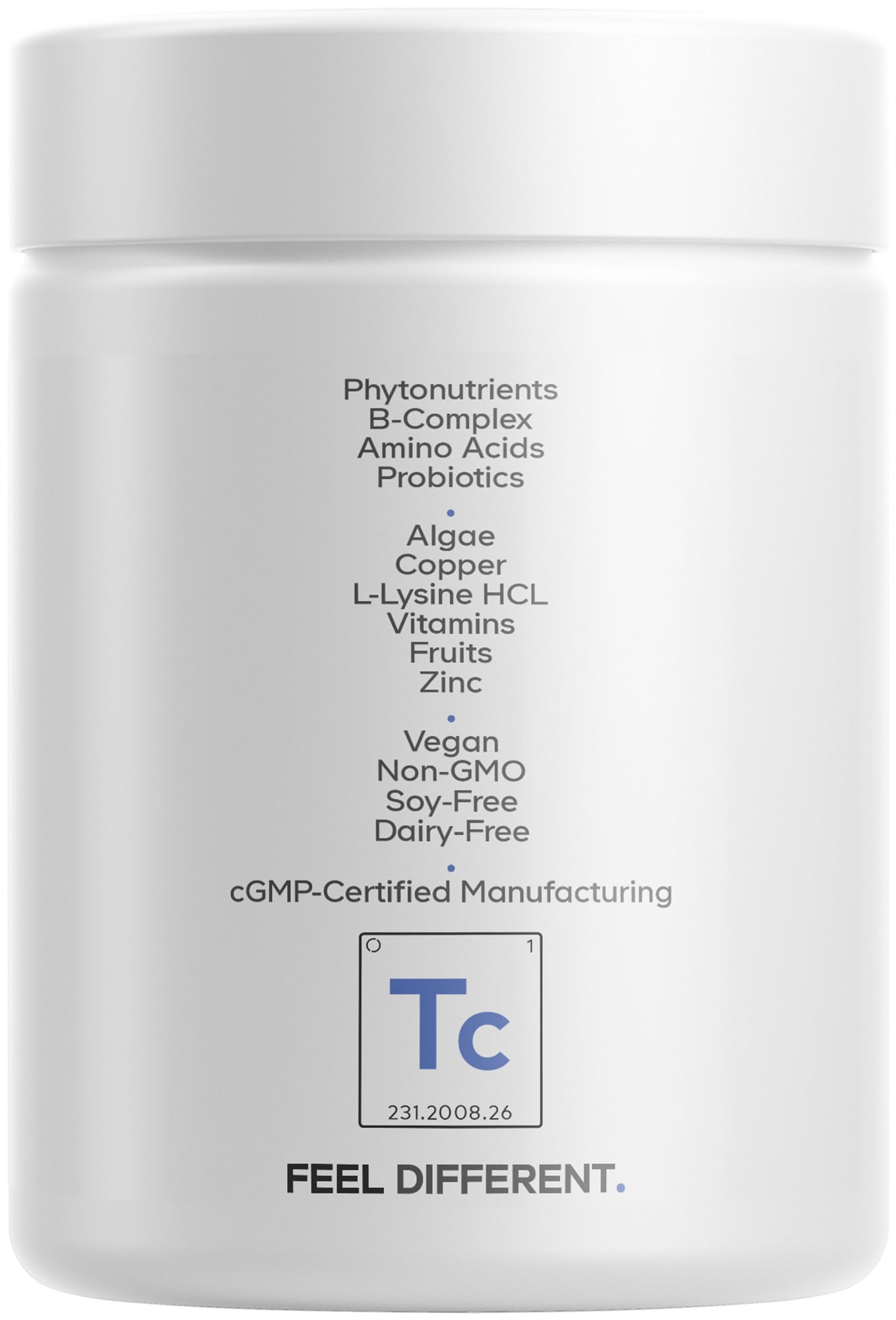 Fabrication Codeage Teen Clearface, non-OGM, usine certifiée cGMP.