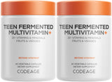 Codeage Teen Multivitamine – bouteille vue, soutien nutritionnel pour adolescents.