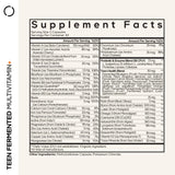Codeage Teen Multivitamine – capsules près de l’étiquette, prise quotidienne facilitée.
