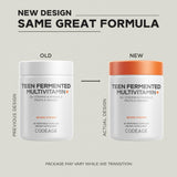 Codeage Teen Multivitamine – mélange d’ingrédients, sources fruits et légumes.