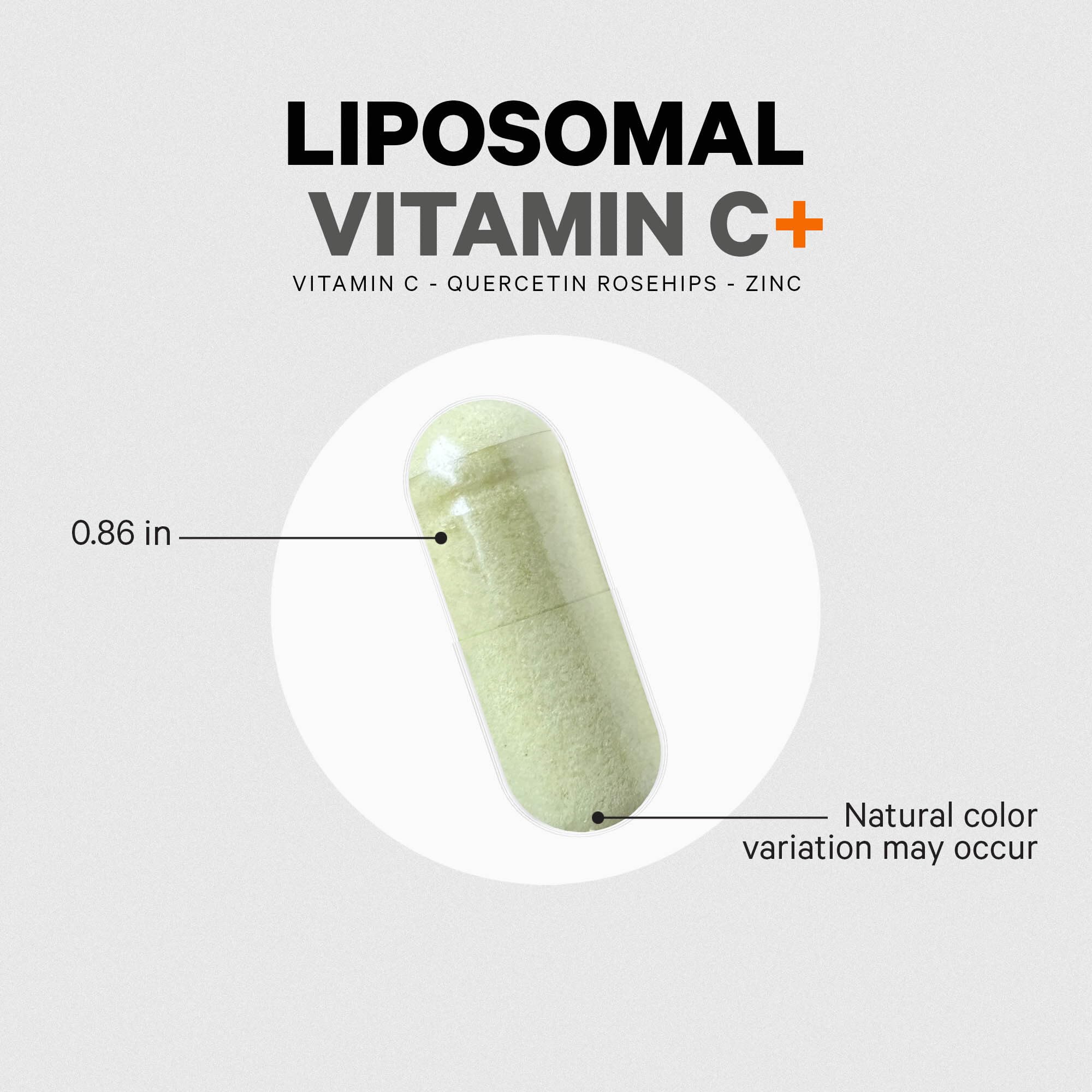Codeage Vitamine C liposomale bioflavonoides d'agrumes, sources naturelles