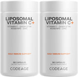 Codeage Vitamine C liposomale en bouteille, format végane et sans organisme génétiquement modifié