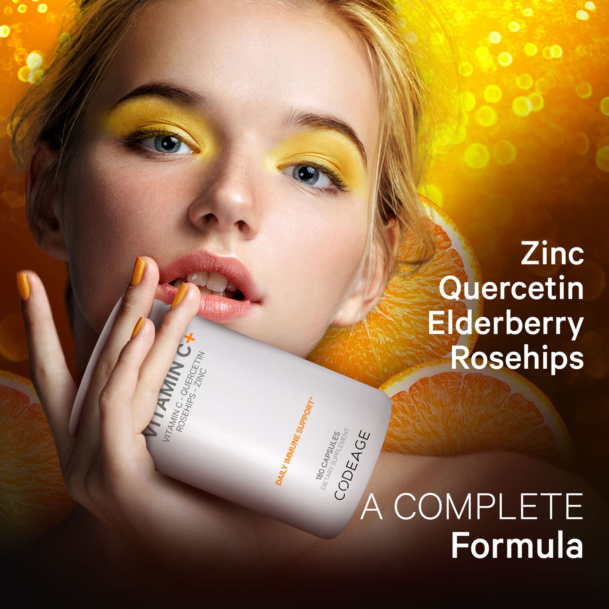 Codeage Vitamine C liposomale extrait de cynorhodon pour enrichir la formule