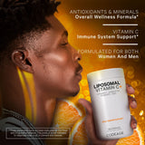 Codeage Vitamine C liposomale pilules véganes, sans gluten et sans produits laitiers