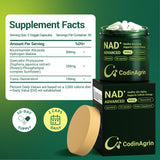 CodinAgrin NAD+ – Gélules vegan: soutien cellulaire sans allergènes