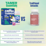 Coffee Tamer paquets unitaires: pratique à emporter pour un café équilibré partout.