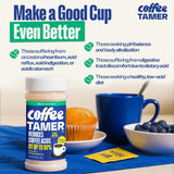 Coffee Tamer versement-poudre dans la tasse: préserve le goût tout en réduisant l'acidité.