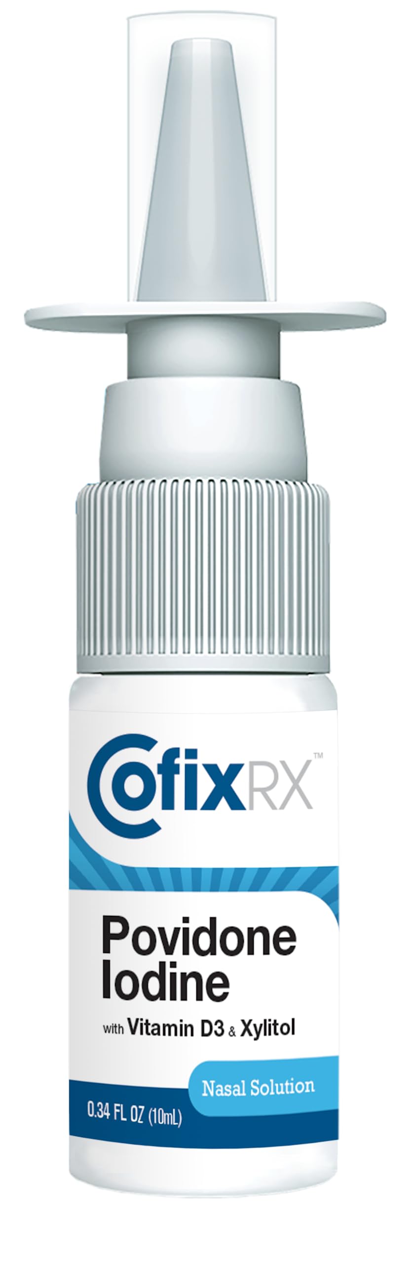 COFIXRX spray nasal: emballage deux bouteilles, protection continue.