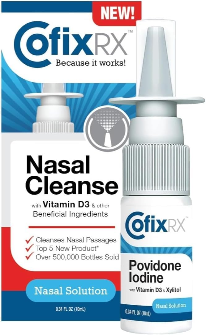 COFIXRX spray nasal – bouteille: nettoyage des passages nasaux et sensation de fraîcheur.