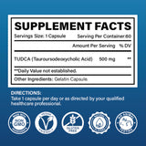 Cofure Tudca – capsules 500mg pour une prise quotidienne pratique.