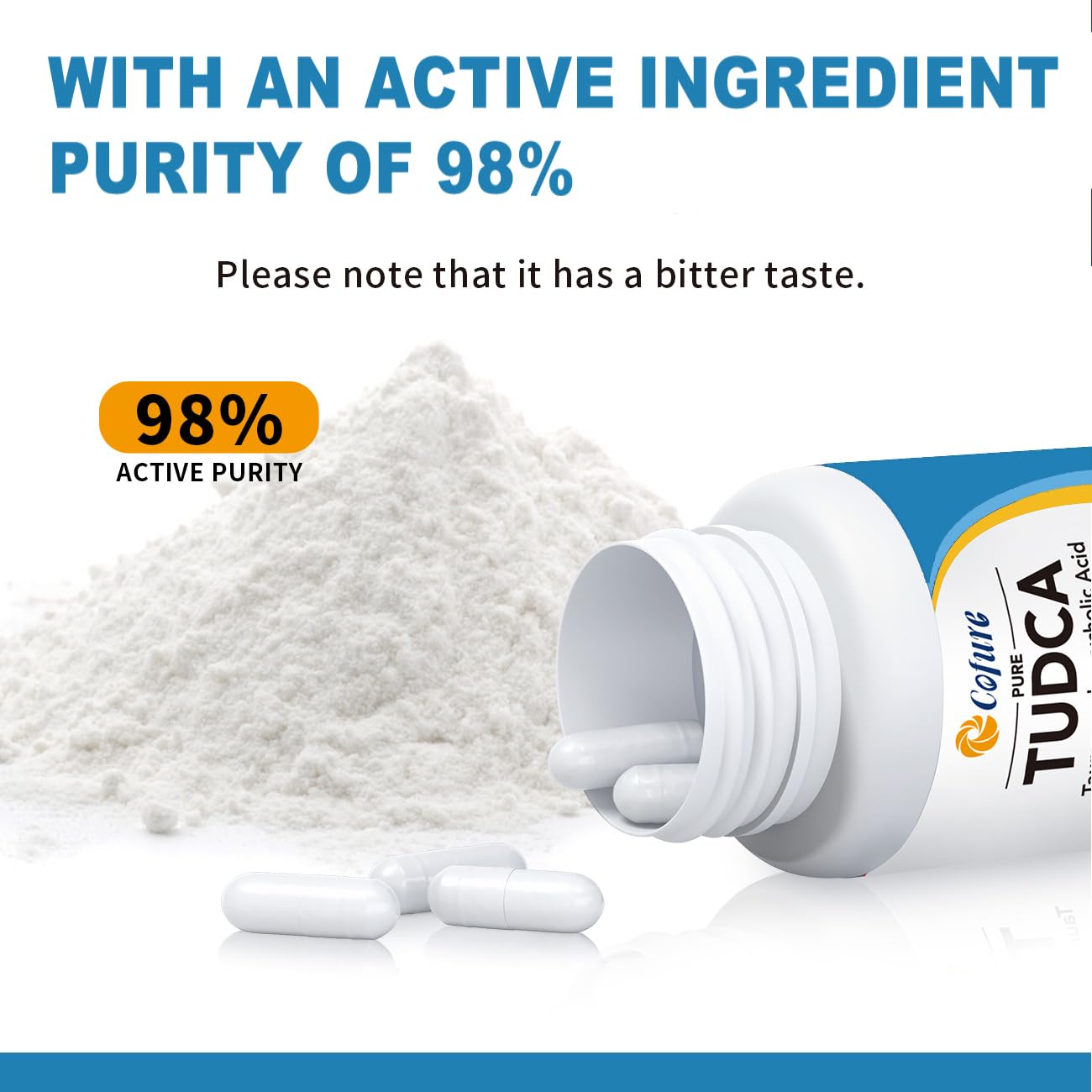 Cofure Tudca – prise quotidienne sans repas possible.