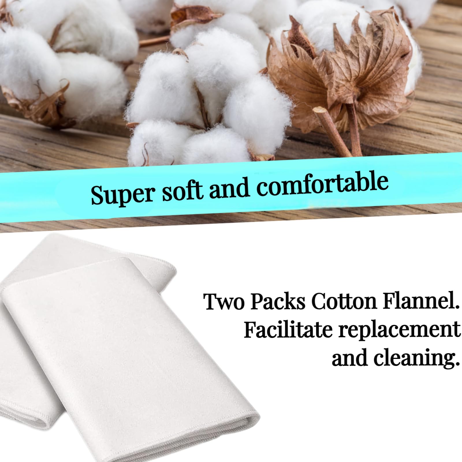 Cogetoro flanelle coton bio – bords sérés assurant une finition durable.