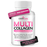 CogniTune Multi Collagène, bouteille: soutien potentiel peau, cheveux et articulations.