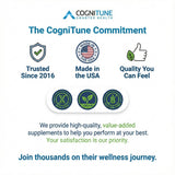CogniTune Thyroid Gummies flacon portable, idéal pour le sac, bureau ou voyage.