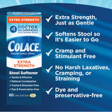 Colace emballage extérieur clair pour le choix rapide.