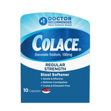 Colace gélules 100 mg assouplissent les selles pour un passage plus confortable.