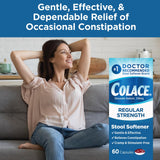 Colace fiche d’information détaillant le mode d'utilisation.