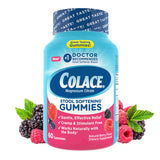 Colace Gommes baies mélangées dans une bouteille, utilisation quotidienne possible.
