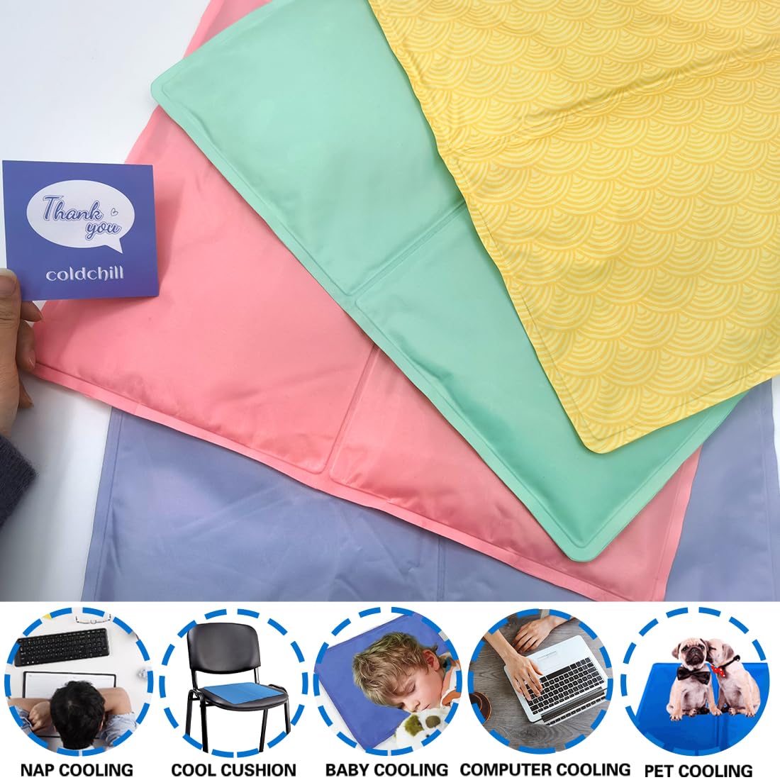 coldchill gel pad pour chaleur nocturne et sueurs