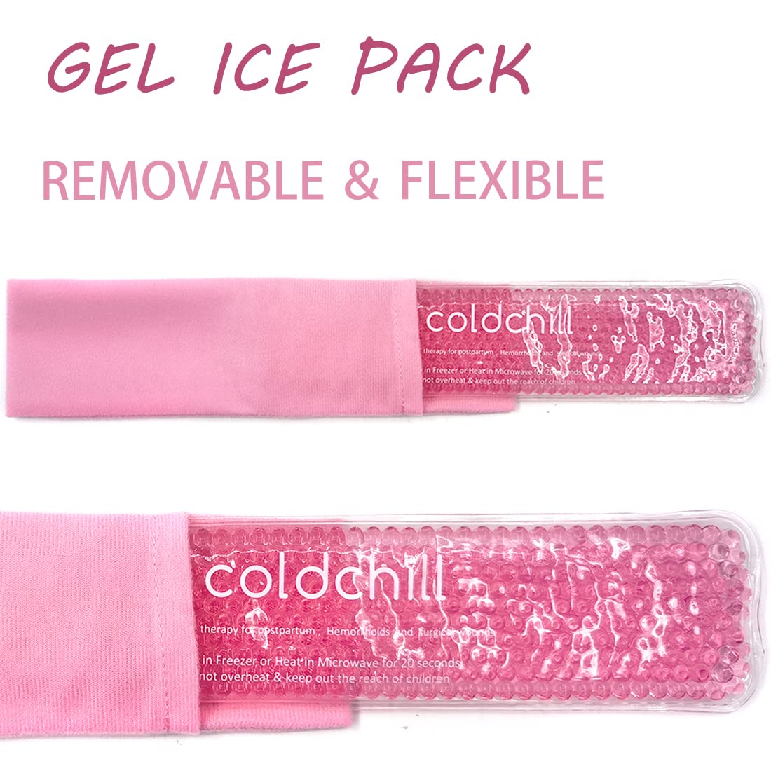 ColdChill pack périnéal chaleur rapide, apaise les sensations après grossesse.